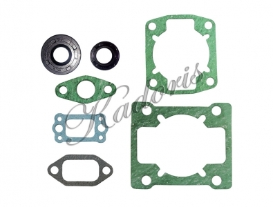 Gasket set with oil seal